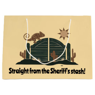 Saloon Doors Chameleon Large Gift Bag