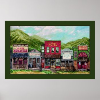 Saloon Poster by bubbasbunkhouse at Zazzle