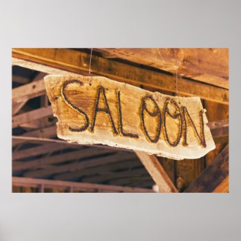 Saloon "poster" Poster by JuliaGoss at Zazzle