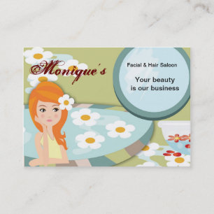 Saloon/Spa hair nail technician beauty Business Card