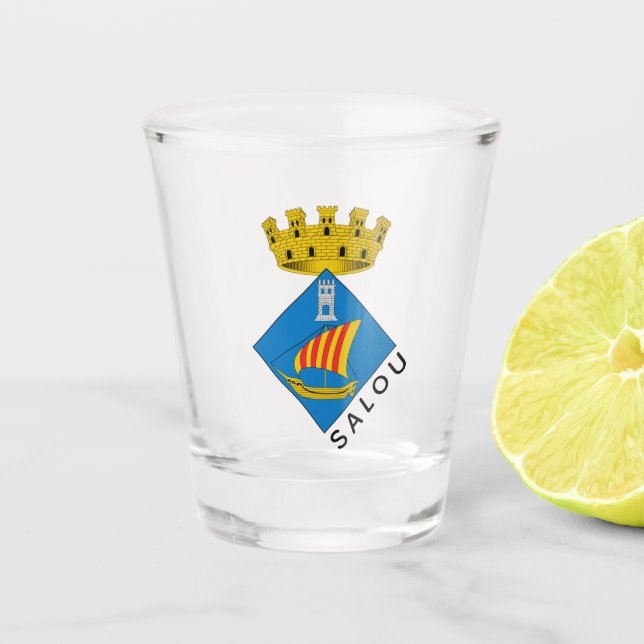 Salou, Catalunya Shot Glass (Front)