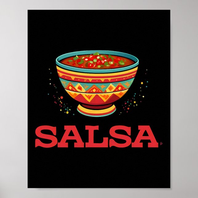 Salsa And Chips Matching Couple Halloween Costume  Poster (Front)
