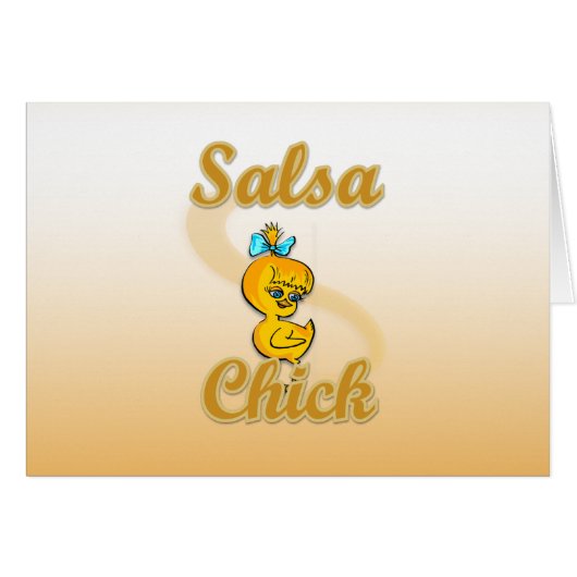 Salsa Chick Cards (Front Horizontal)