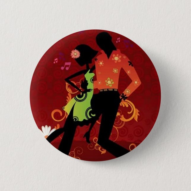 Salsa dance button (Front)