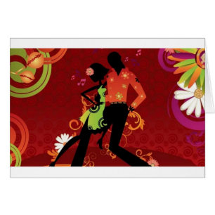 Salsa dance cards