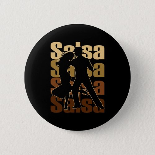 Salsa Dance for a Latin music Dance Salsa Button