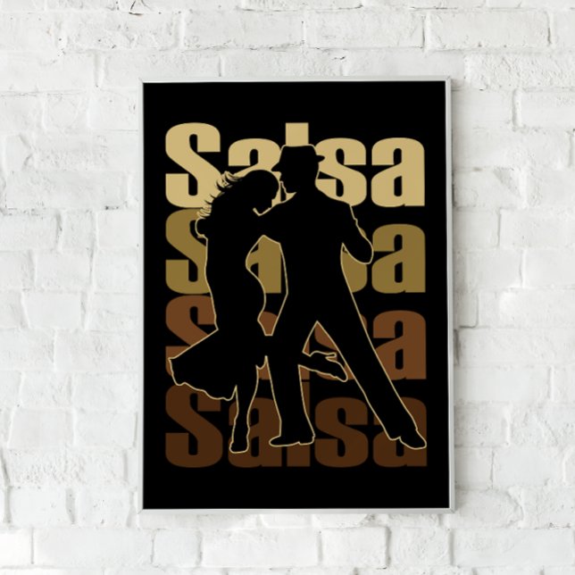 Salsa Dance for a Latin music Dance Salsa Poster (Creator Uploaded)