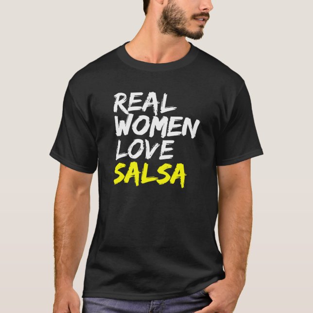 Salsa Dancer Dance Partner Women Love Salsa T-Shirt (Front)