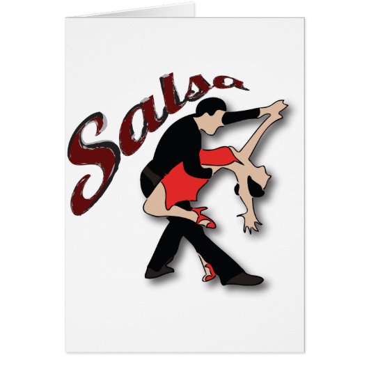Salsa Dancers Cards (Front)