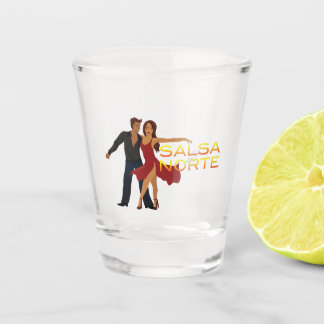 Salsa Dancers Shot Glass