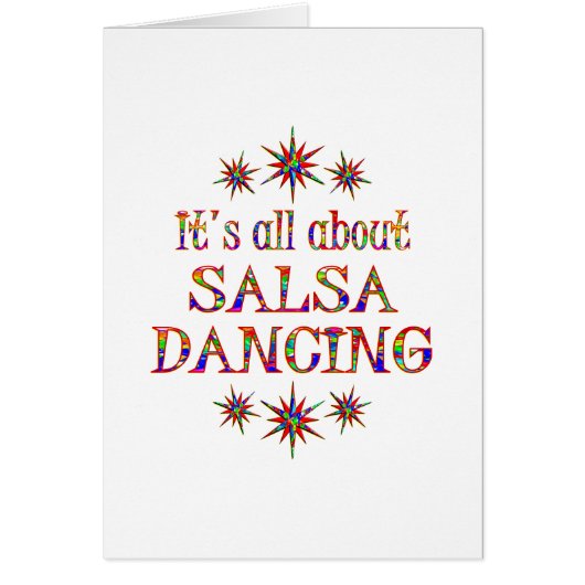 SALSA DANCING CARDS (Front)