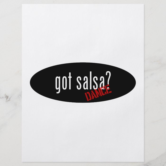 Salsa Dancing Items – got salsa Custom Flyer