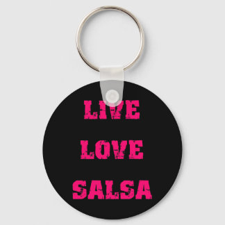 Salsa dancing keychain