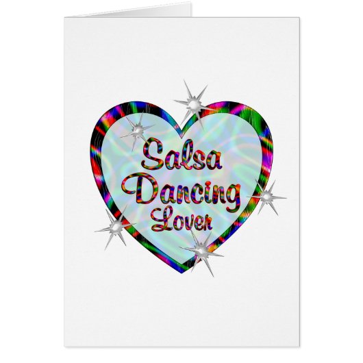 Salsa Dancing Lover Cards (Front)