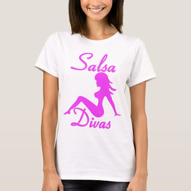 Salsa Diva Dance Shirt (Front)