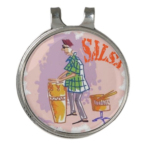 Salsa Drummer hat clip