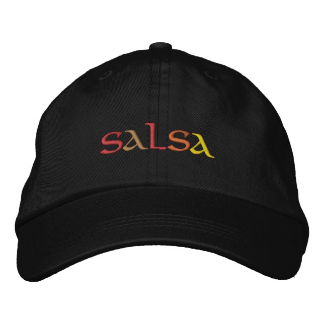 salsa embroidered baseball cap (Front)