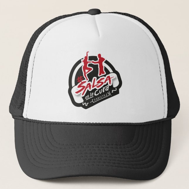 Salsa es la cura trucker hat (Front)