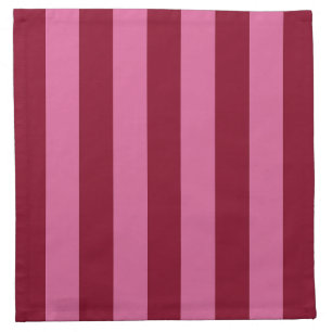 Salsa Flamingo Pink Stripe Cloth Napkin