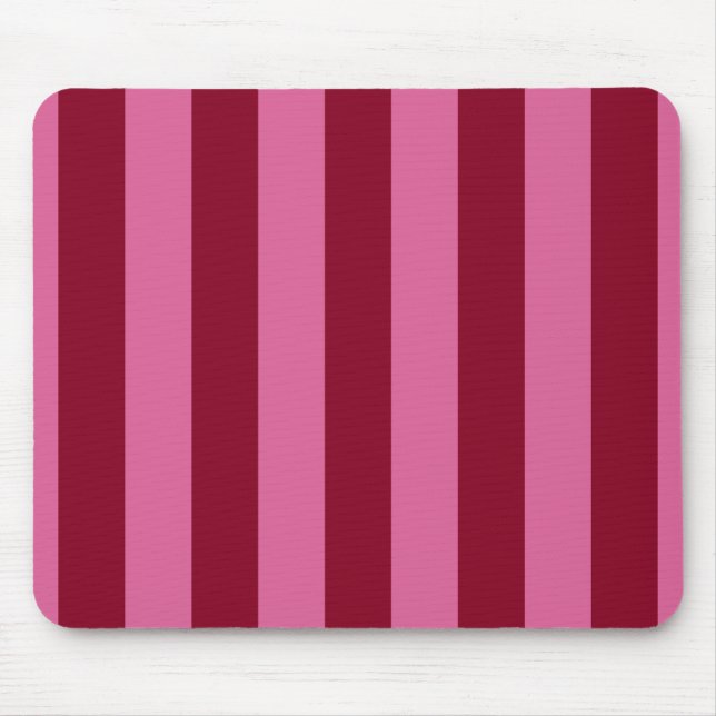 Salsa Flamingo Pink Stripe Mouse Pad (Front)