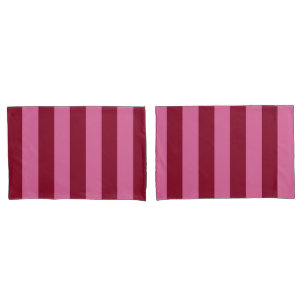 Salsa Flamingo Pink Stripe Pillow Case