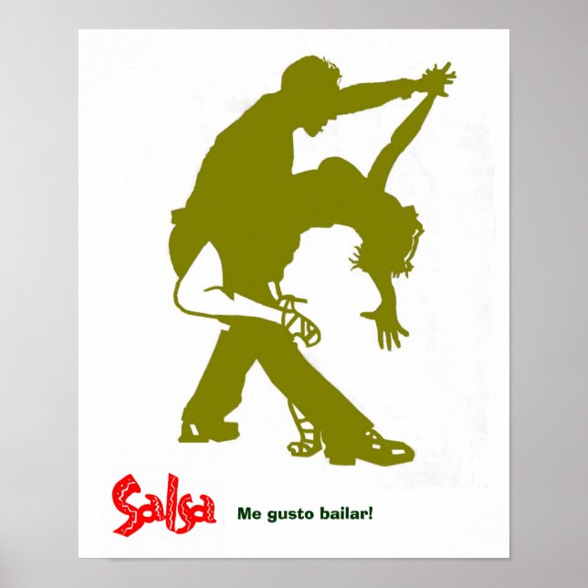 Salsa Gold Print! Poster (Front)