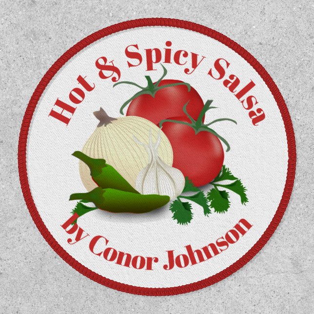 Salsa Hot & Spicy Patch (Front)