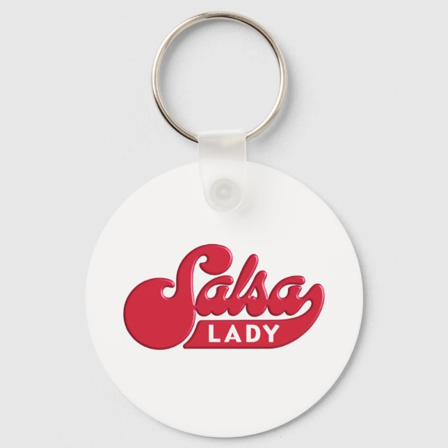 Salsa-Lady Keychain (Front)