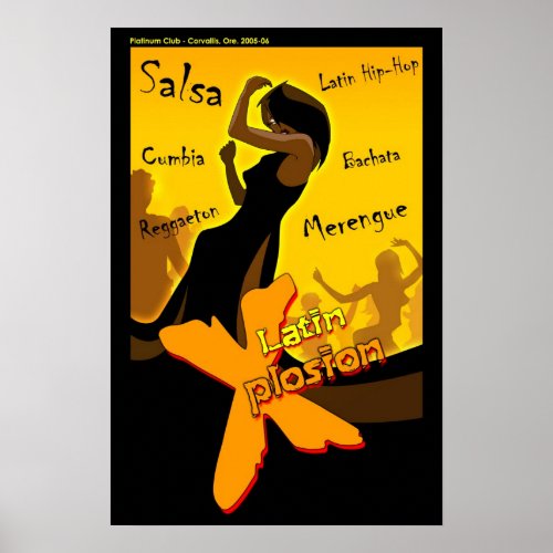 Salsa _ Latin X Night Poster