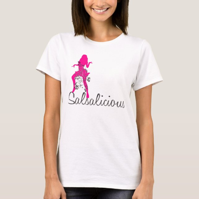 SALSA licious T-Shirt with a dancing girl (Front)