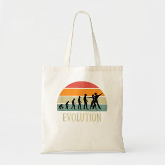 Salsa man evolution vintage humour dance salsa fun tote bag