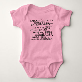 SALSA pattern body for salsera or salsero baby Bodysuit
