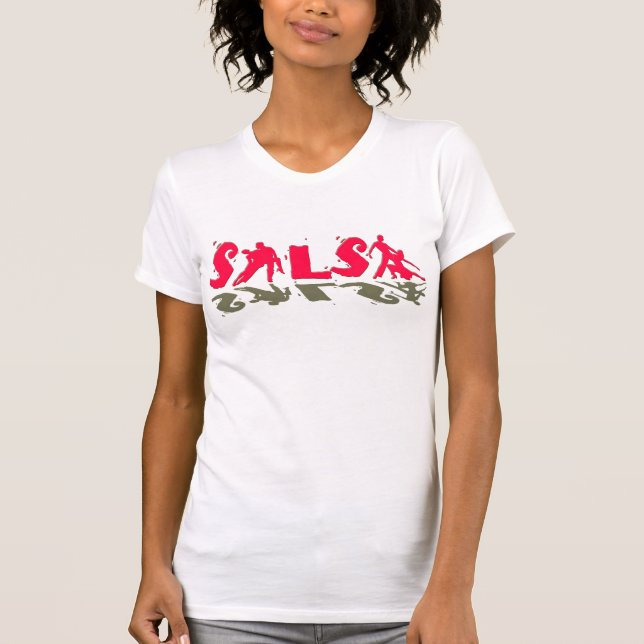 SALSA T-shirt - For salsa dance lovers (Front)