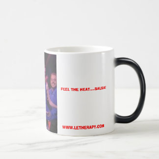 SALSA...THE HOTTEST DANCE ON THE PLANET!... COLOR MORPH MUG