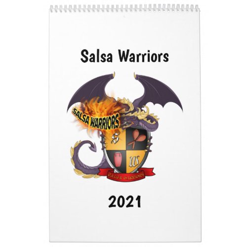 Salsa Warriors Calendar 2021