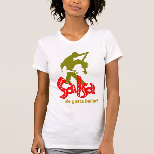 Salsa Womens Strap T! T-Shirt (Front)