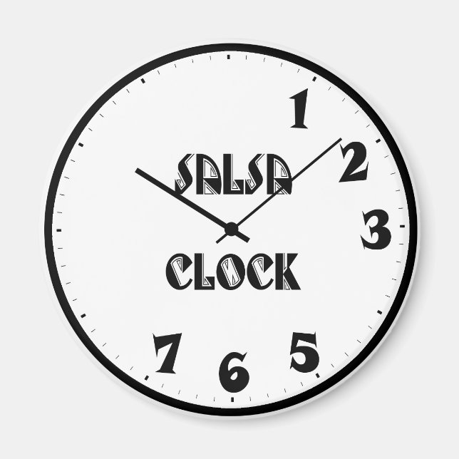 SalsaClock Magnet (Front)