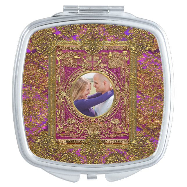 Salsbury Royale Square Insert Your Photo Vanity Mirror (Front)