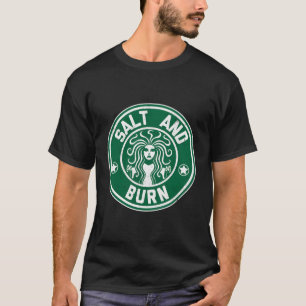 Salt And Burn Supernatural Spirit Ghost Hunter Lad T-Shirt
