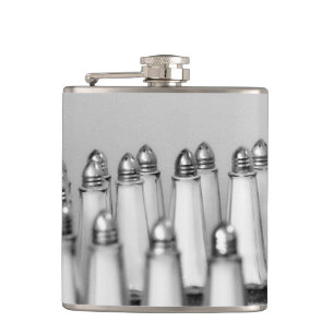 Salt and Pepper Art Photograph Flask