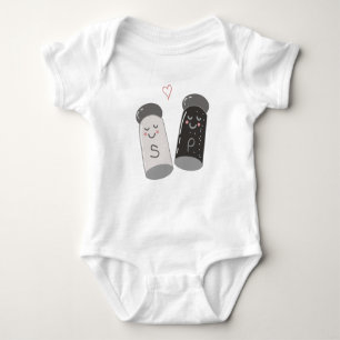 Salt And Pepper Baby Bodysuit