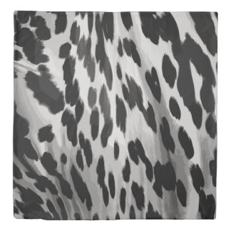 Salt and Pepper Hide Duvet Cover