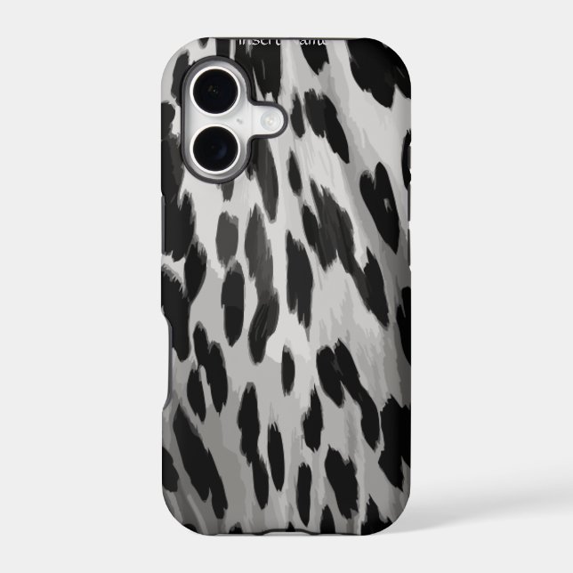Salt and Pepper Hide Iphone Case (Back)