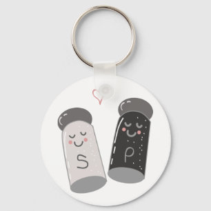 Salt And Pepper Keychain