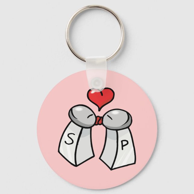 Salt And Pepper Keychain (Front)
