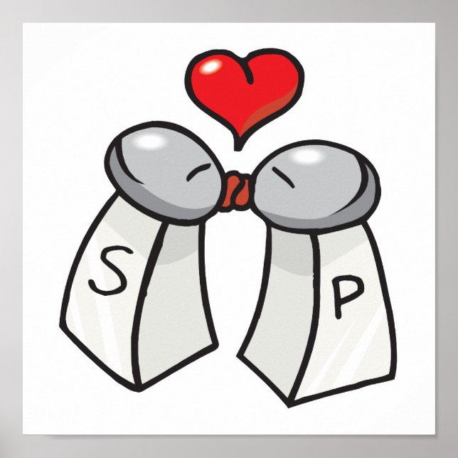 salt and pepper love poster (Front)