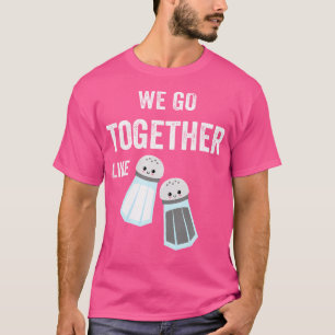 Salt And Pepper Matching Couples Pjs Bestie 2 Best T-Shirt