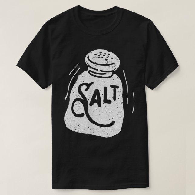 Salt and Pepper' Shaker Matching Halloween Costume T-Shirt (Design Front)