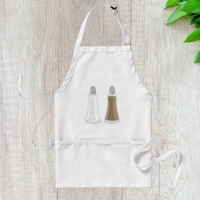 Salt And Pepper Shakers Adult Apron (Creator Uploaded)