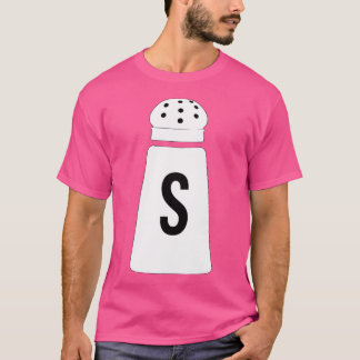 Salt And Pepper Shakers Couple Matching Halloween T-Shirt